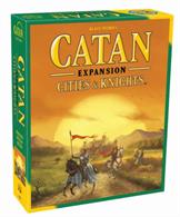 Add new depth to your Cities by upgrading them with three new commodities in pursuit of various advantages, and defend the island from barbarians with a new way to recruit knights! Expands the Catan base game.