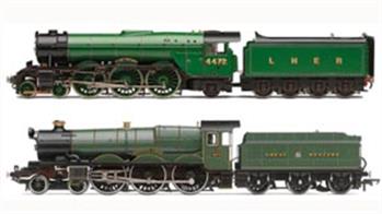 Train packs by Hornby and Bachmann contain a locomotive and starter set of coaches to bring some classic British trains to your layout.