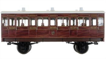 Dapol O gauge Stroudley 4 wheel passenger coaches.