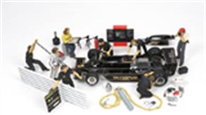 Figure and roadside accessory detailing sets