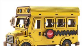 Eco friendly wooden puzzle construction models. These nicely finished wooden kits are quite fun to make.