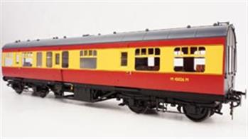 Heljan O gauge models of LMS design engineers inspection saloons in LMS, BR and post-privatisation liveries.