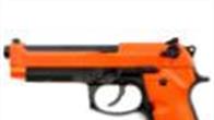 Gas and CO2 powered BB guns are at the top end of power, although still not as powerful as most airguns much more scare is needed than with airsoft spring models! Wear safety goggles and clothes and use only lightweight pellets other than for target practice.Please note that changing the colour of any BB Pistol or Rifle contravenes the Violent Crime bill of 2007. 