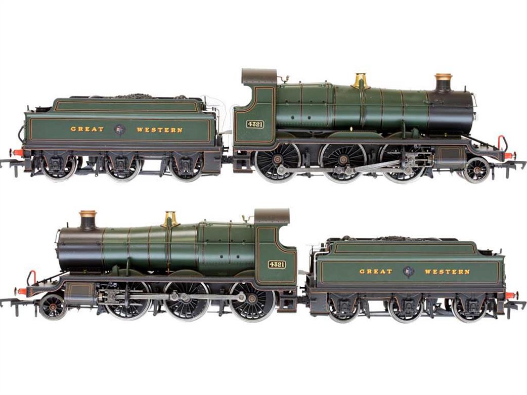 Dapol OO gauge GWR 43xx churchward mogul GWR 4321 great (crest) western