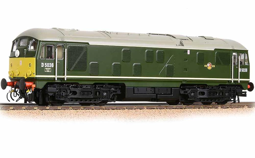 Bachmann OO 32-425 BR class 24 D5036 green small warning panels