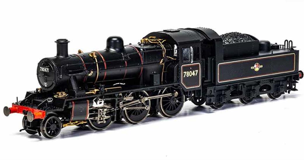 Hornby R3836 BR 78047 Standard Class 2MT 2-6-0 Lined Black Late Crest