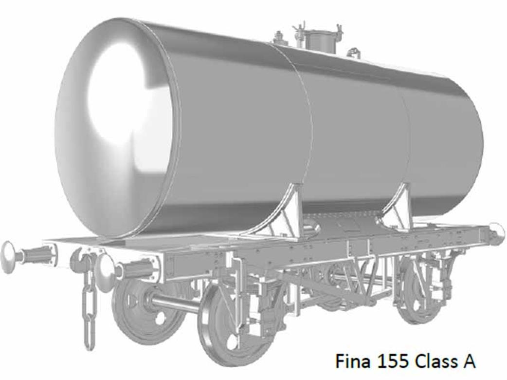 dapol 7f-062-002 fina anchor mounted oil tank wagon o gauge