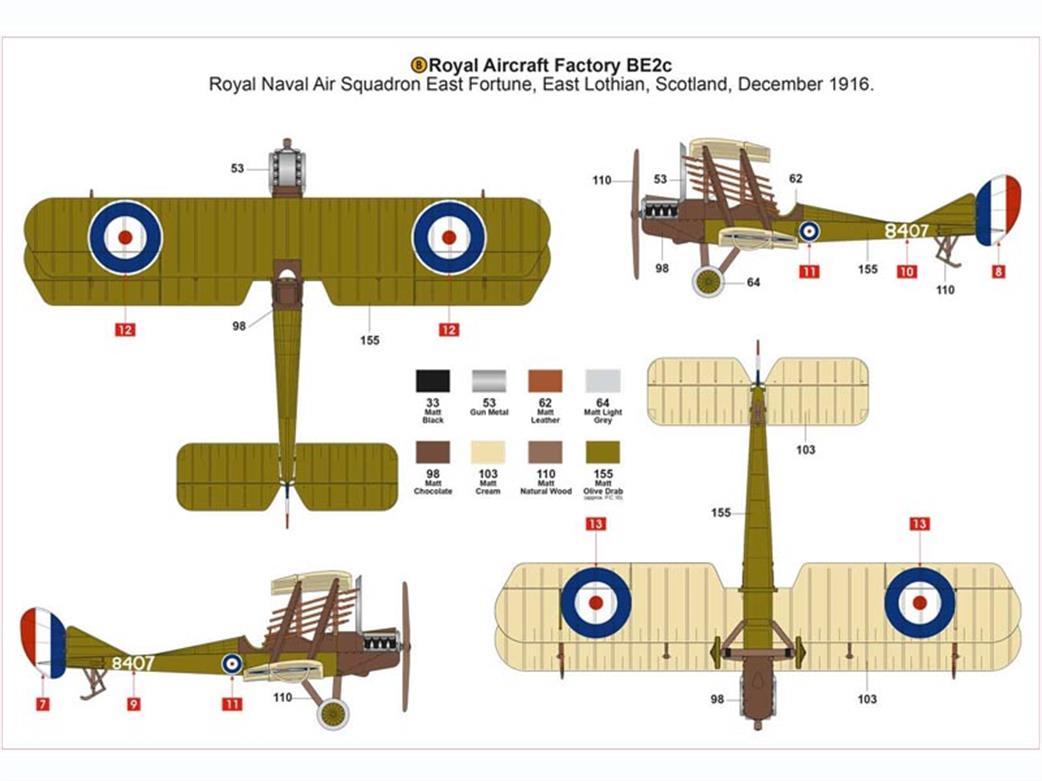 Airfix A02101 Camo 2 Sheet