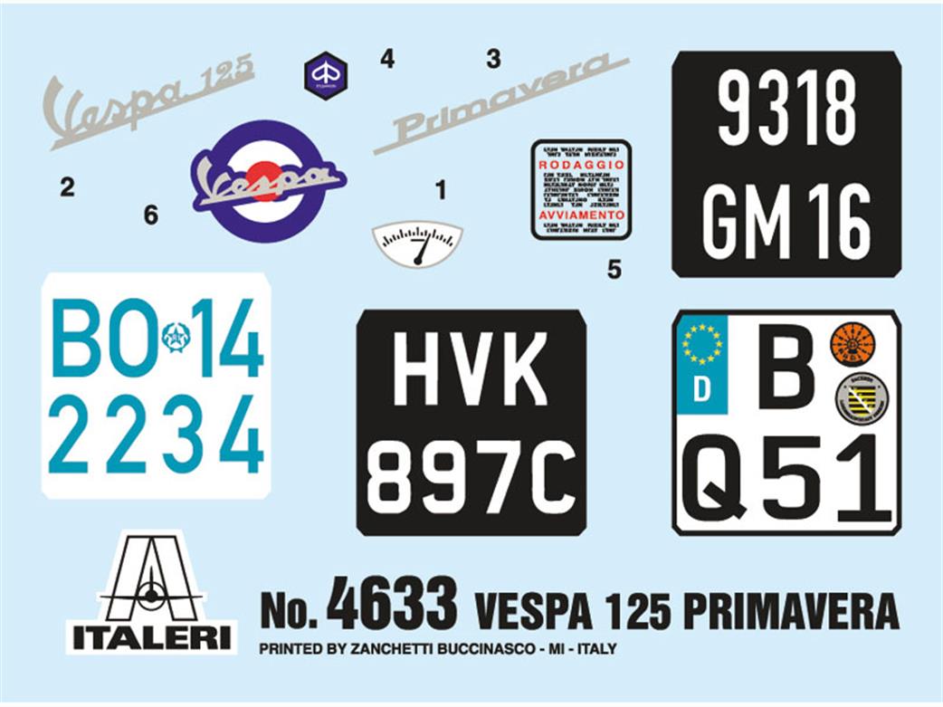 Italeri 4633 Decal Set