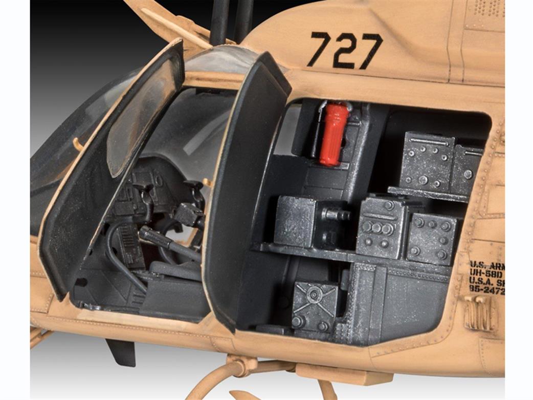 Revell 03871 Interior Details