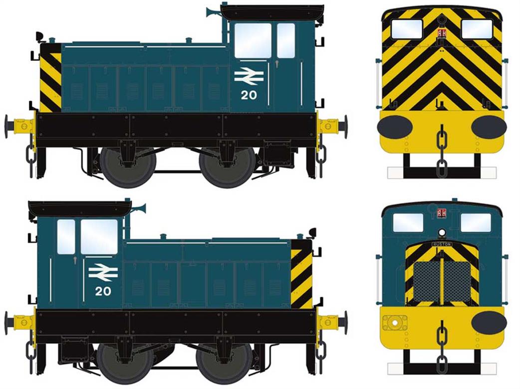 Accurascale O gauge ACC285 British Railways 83 Ruston 88DS