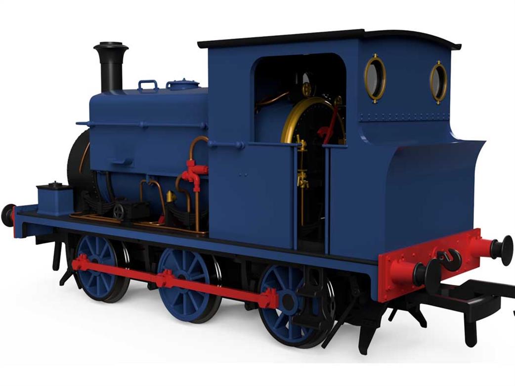 Rapido Trains OO gauge Manning Wardle L class 0-6-0ST enclosed cab