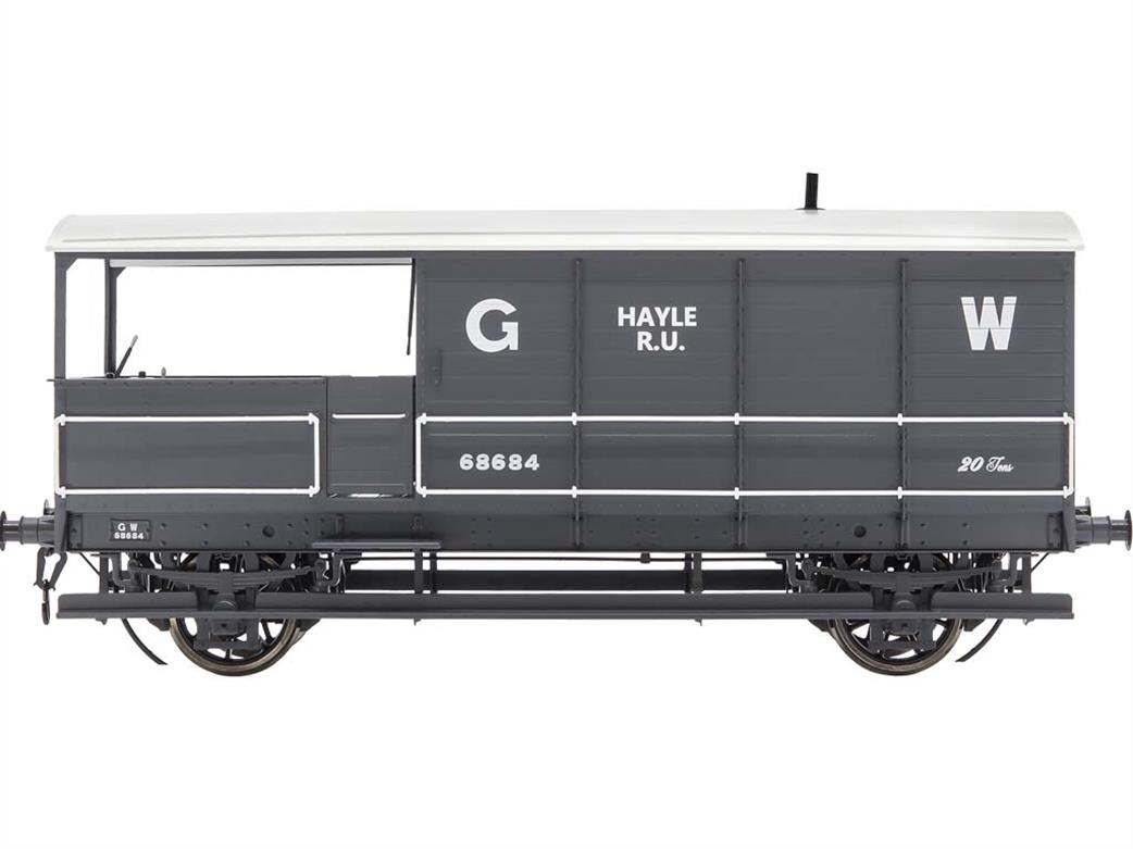 Dapol O gauge 7F-300-002 GWR TOAD brake van Hayle RU