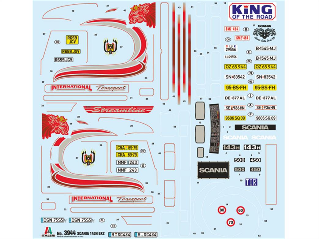 Italeri 3944 Decals