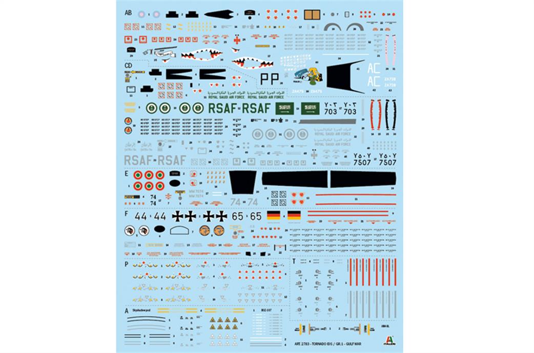 Italeri 2783 Decals