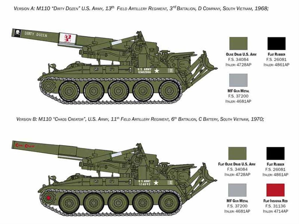 Italeri 6574 Camos A & B