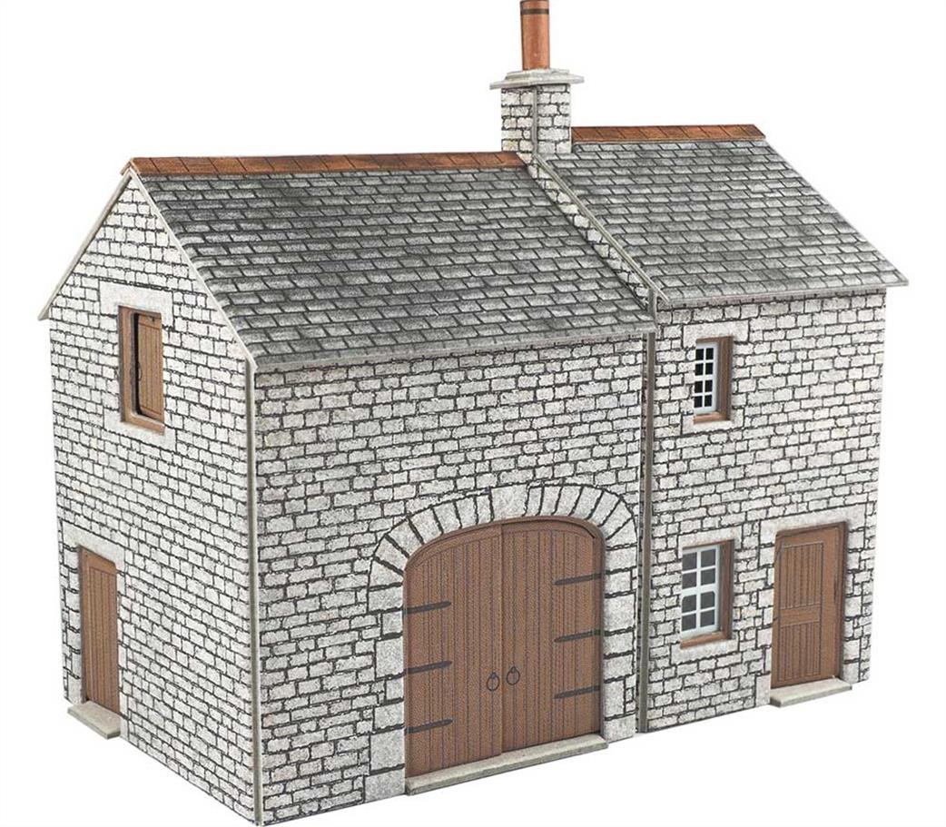 Metcafke Models PO259 crofters cottage printed card kit