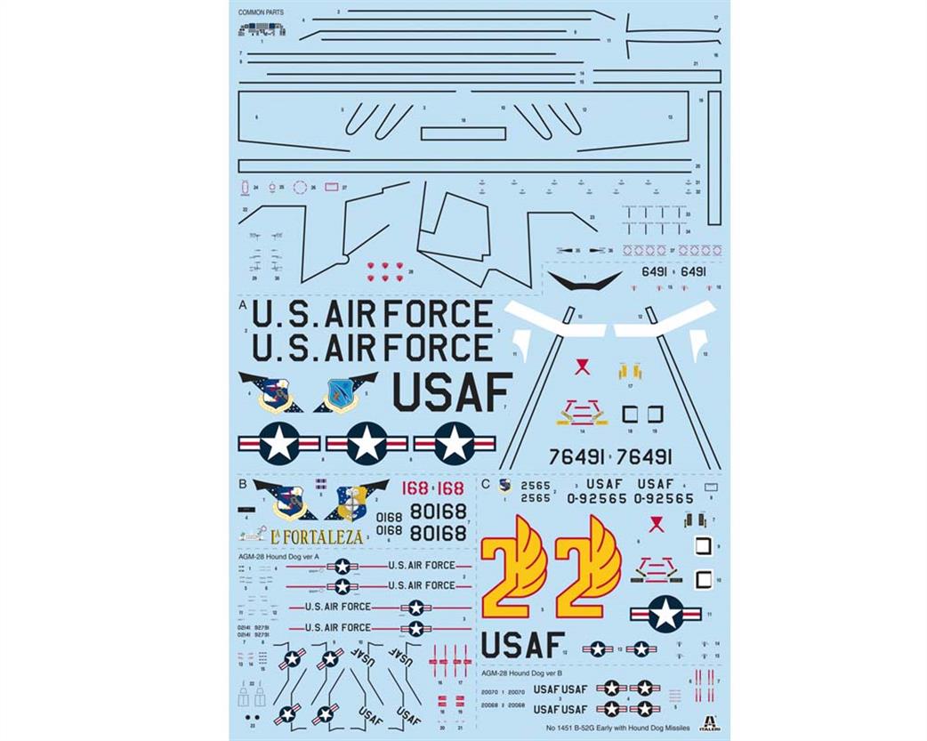 Italeri 1451 Decals