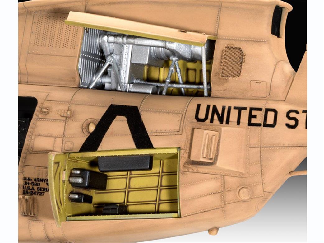 Revell 03871 Storage Compartment Details