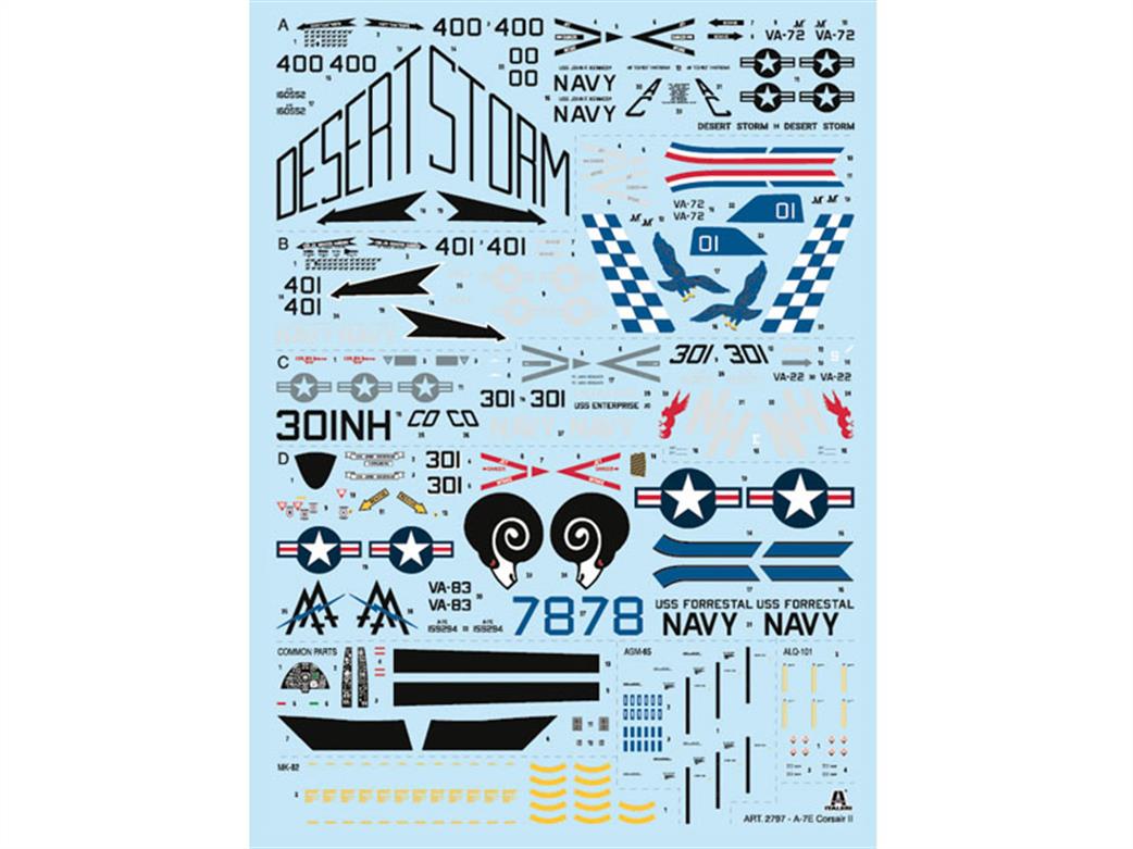 Italeri 2797 Decals