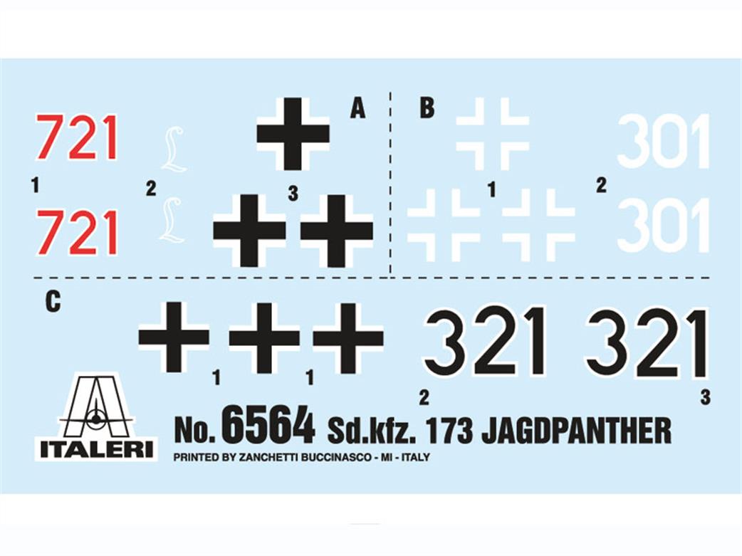 Italeri 6564 Decals