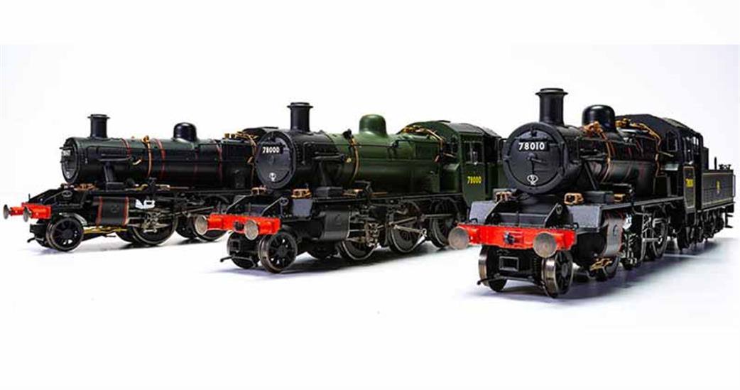 Hornby R3838 BR 78010 Standard Class 2MT 2-6-0 Lined Black Early Emblem