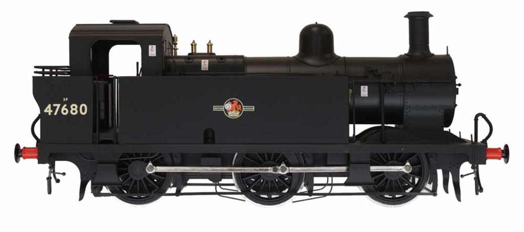 Dapol O gauge LMS 3F Jinty BR 47680 black late crest