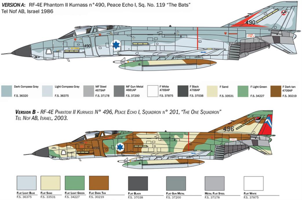 Italeri 2818 RF-4E Phantom II