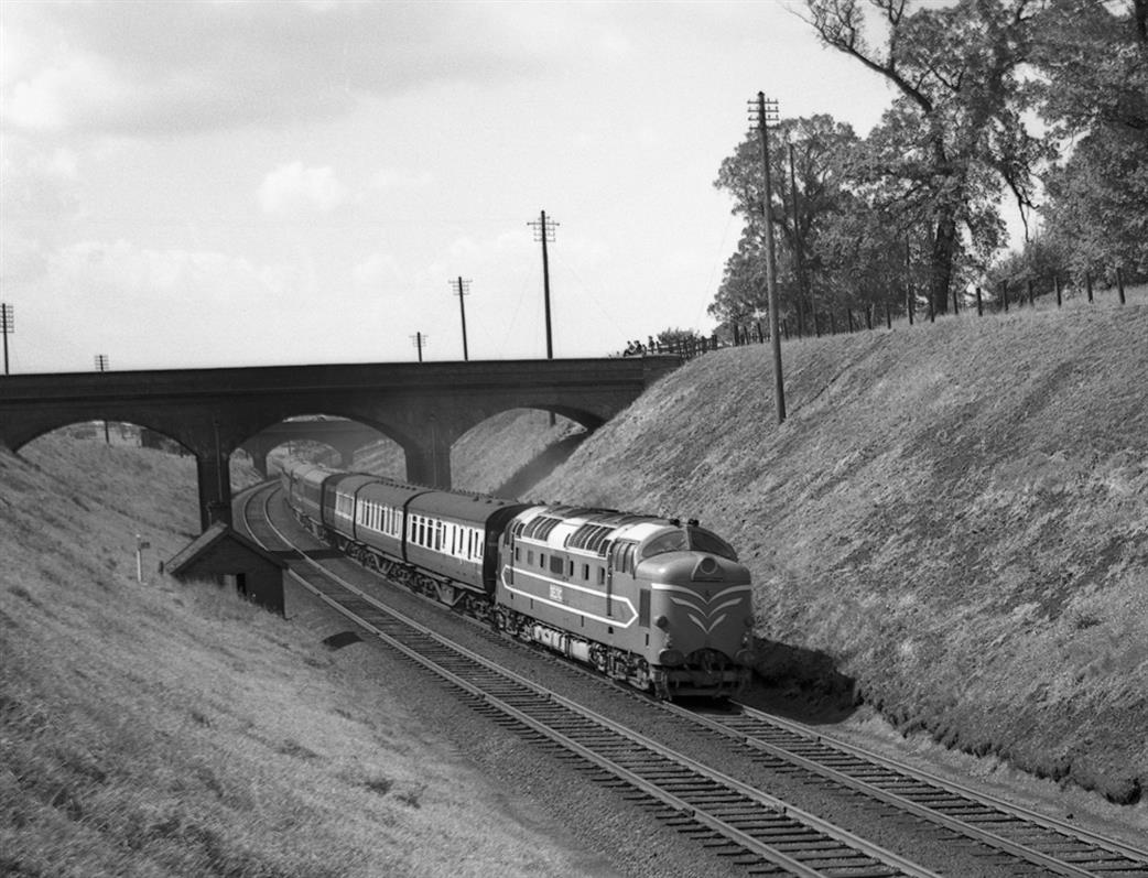 The English Electric 3,300 hp prototype Deltic in 1956