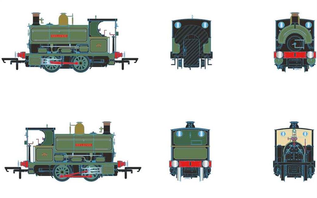 r3640 Peckett livery artwork