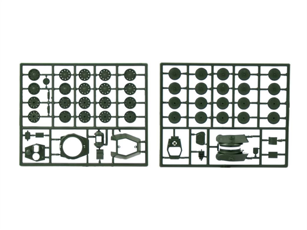 Italeri 7078 Wheels & Turret Sprues