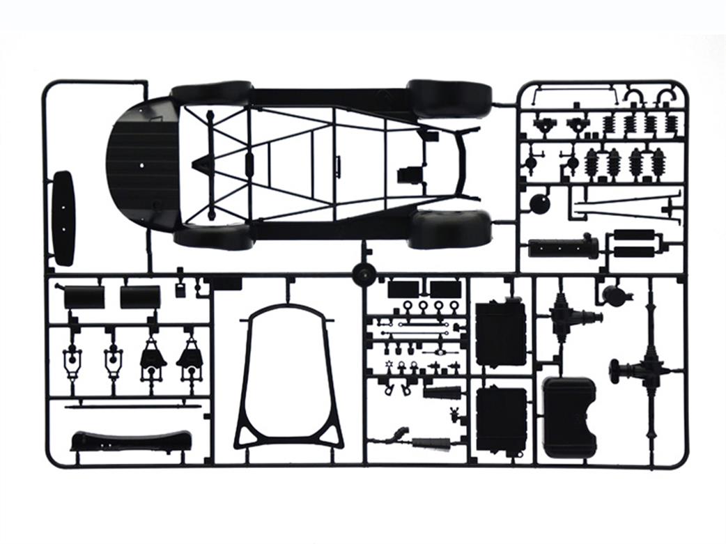 Italeri 3612 Chassis Sprue