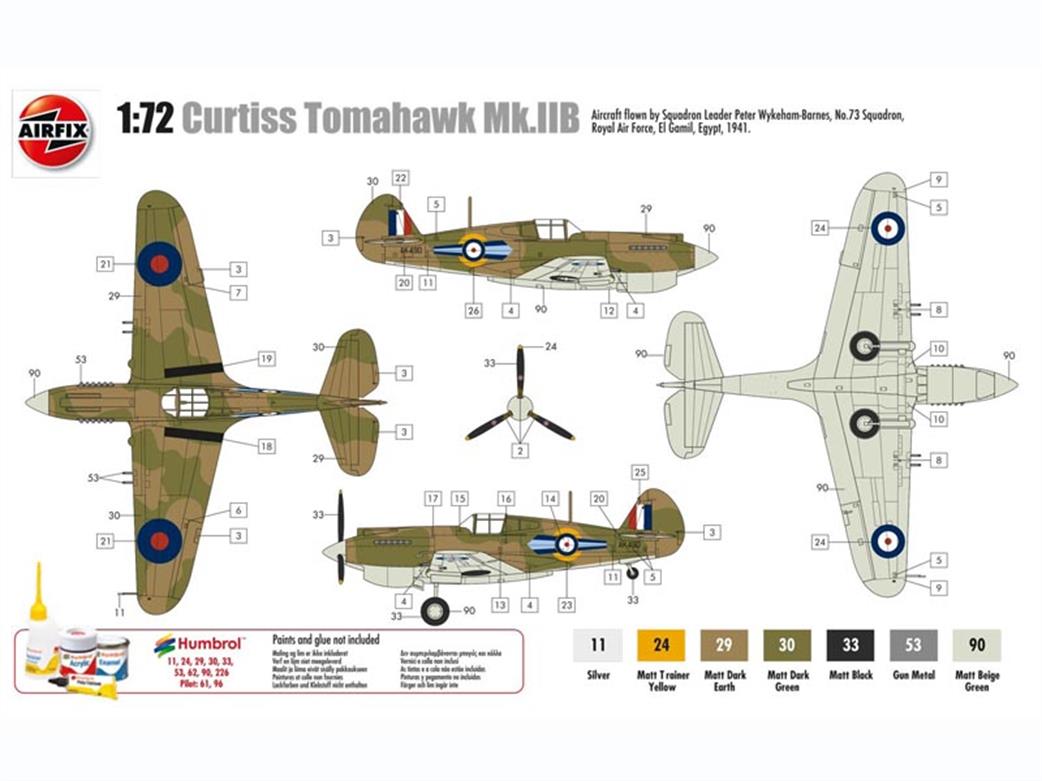 Airfix A01003A Camo Sheet