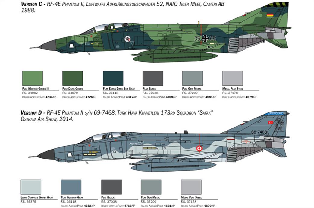 Italeri 2818 RF-4E Phantom II