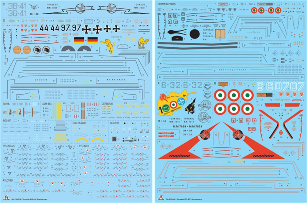 Italeri 2520 Tornado IDS 40th Anniversary Plastic Kit