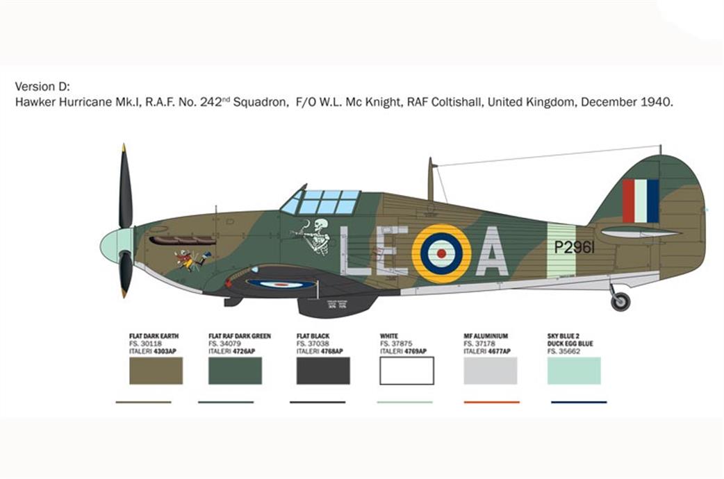 Italeri 2838 Hurricane Mk1