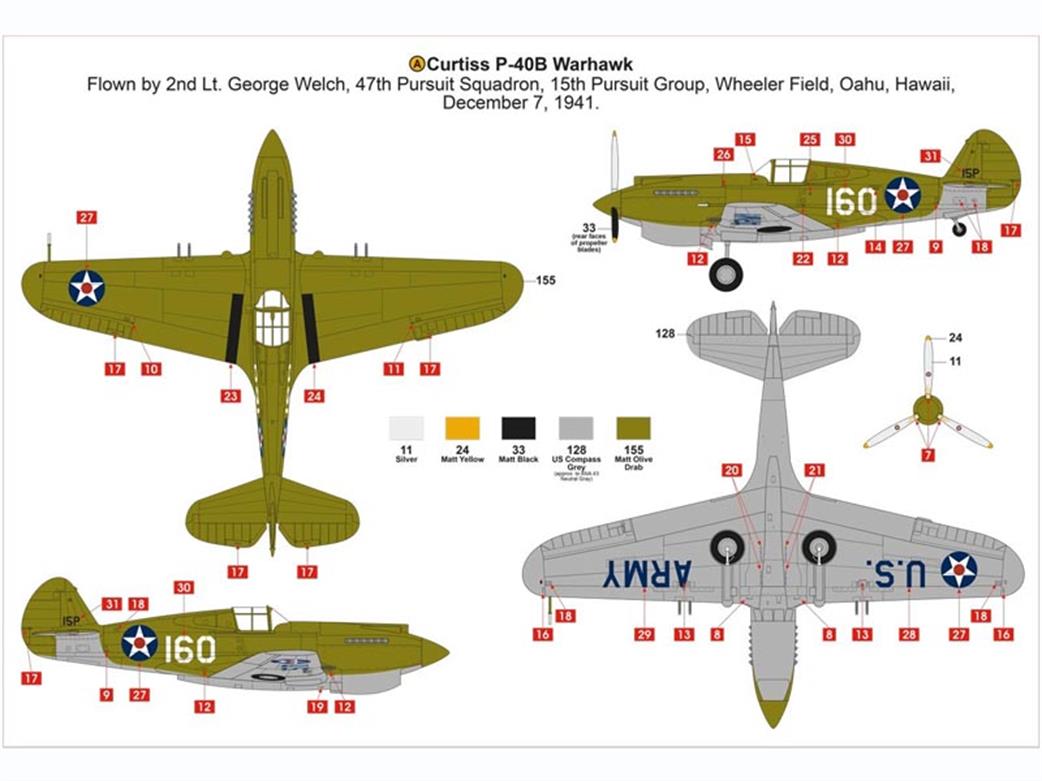 Airfix A05130 Camo 1 Sheet