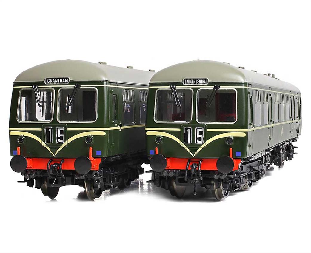 Bachmann OO gauge br class 105 cravens dmu 2 car green speed whiskers