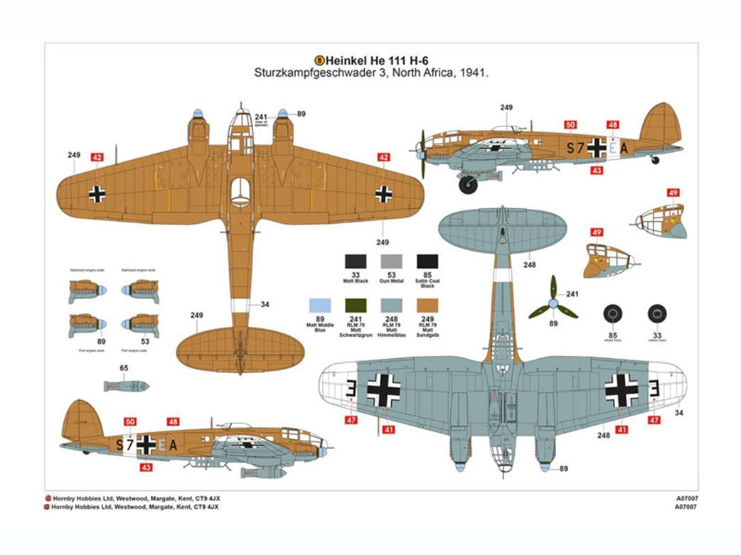 Airfix A07007 Camo 2 Sheet