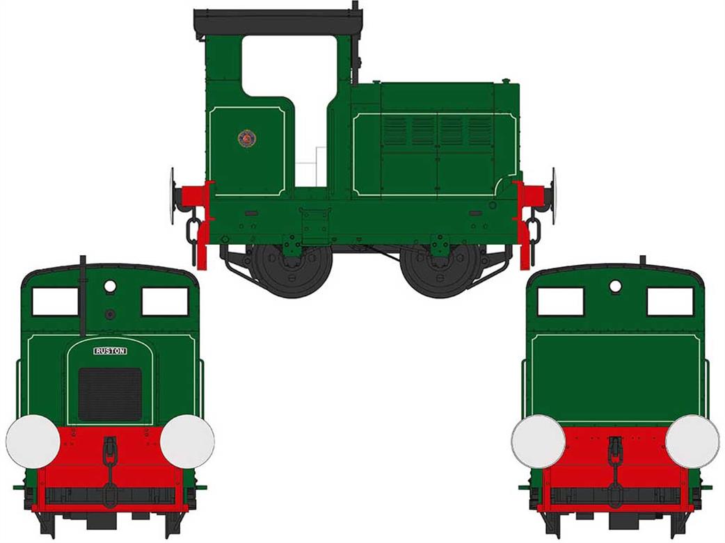 Heljan O gauge ruston 48ds open cab