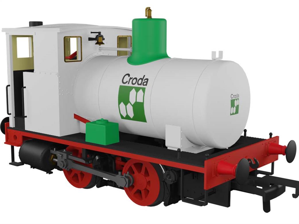 Rapido Trains OO 965003 Barclay fireless steam locomotive Croda Chemicals white