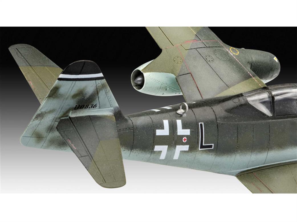 Revell 03711 Me262 Rear