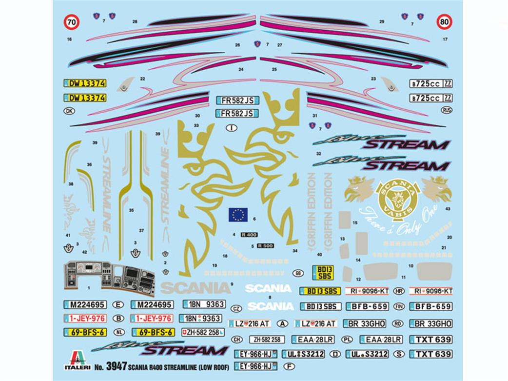 Italeri 3947 Decals