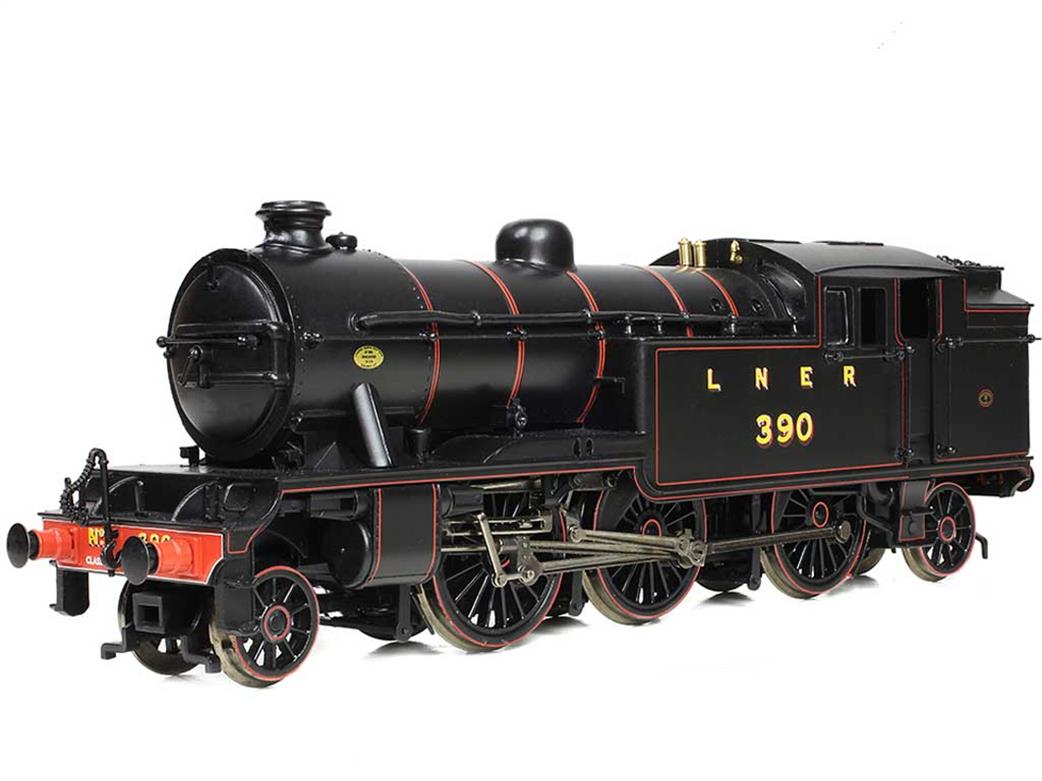 Bachmann OO gauge 31-617 LNER 390 Gresley class V3 2-6-2T lined black