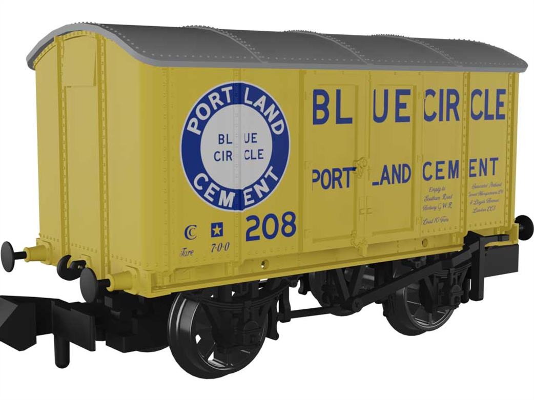 Rapido Blue Circle iron body cement van 961010C