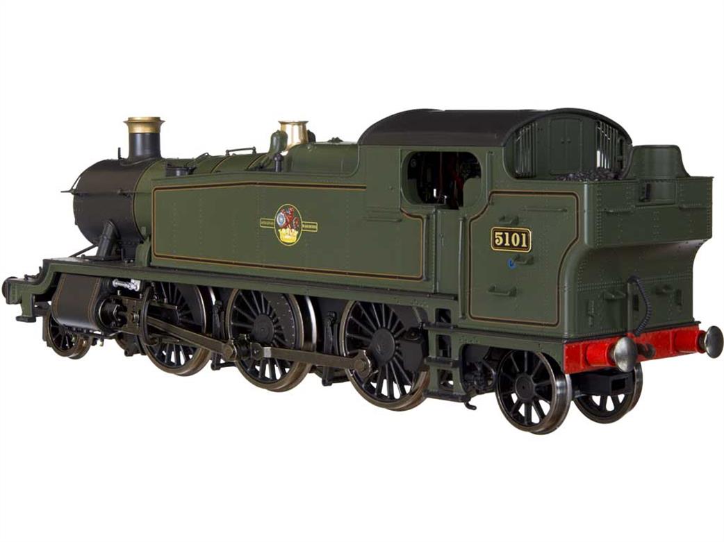 Dapol OO gauge GWR 5101 class 2-6-2T large prairie 5101 BR lined green late crest