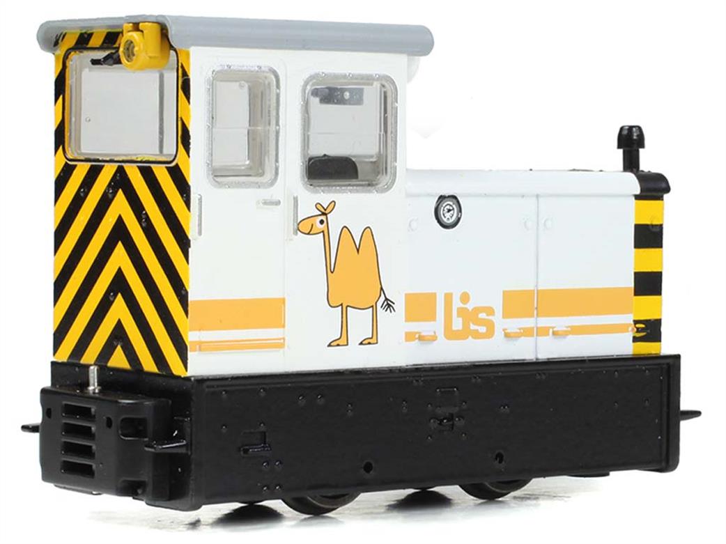 Bachmann OO9 narrow gauge model 392-029 RNAD Baguley-Drewery 70hp diesel locomotive British Industrial Sands white