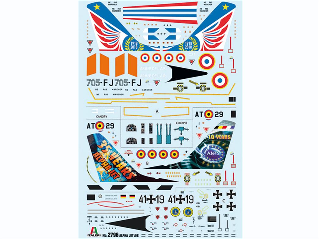 Italeri 2796 Decals