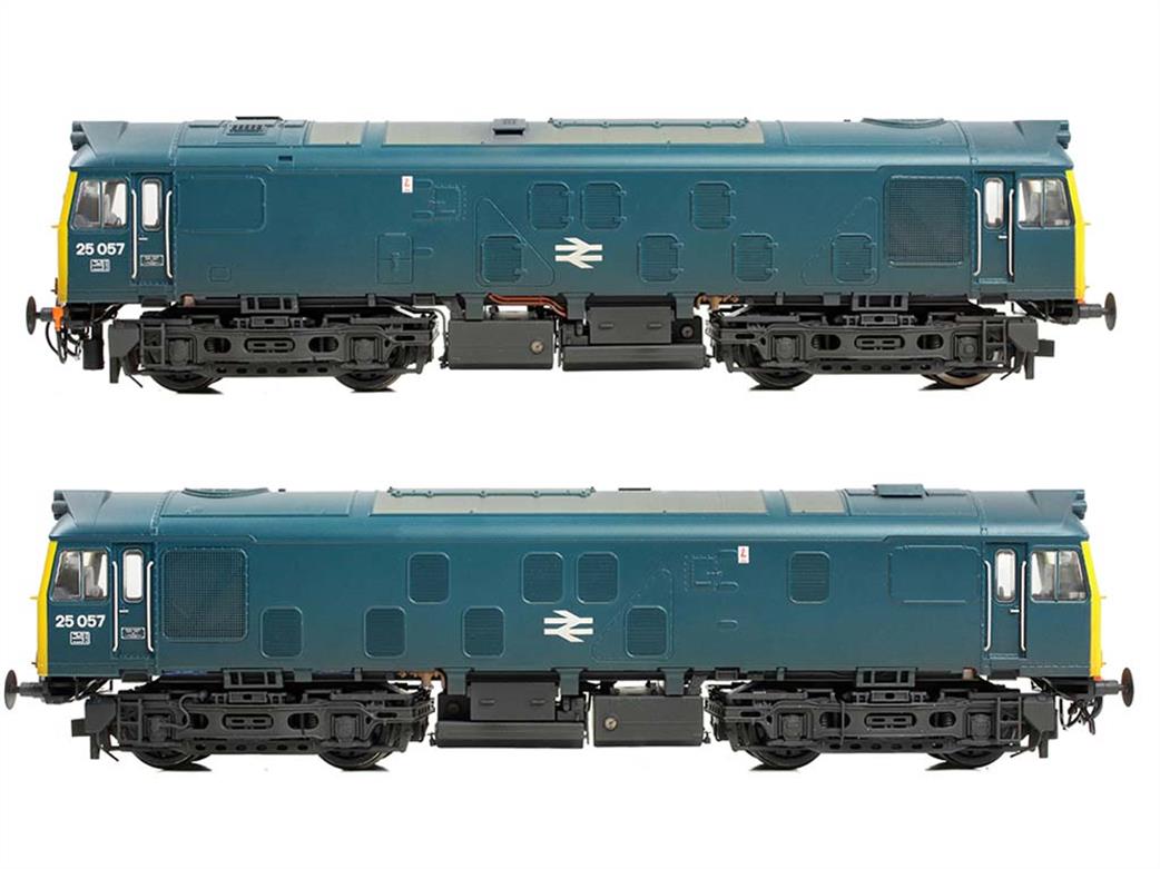 Bachmann OO gauge model 32-340 BR 25057 Class 25/1 Diesel Locomotive BR blue weathered