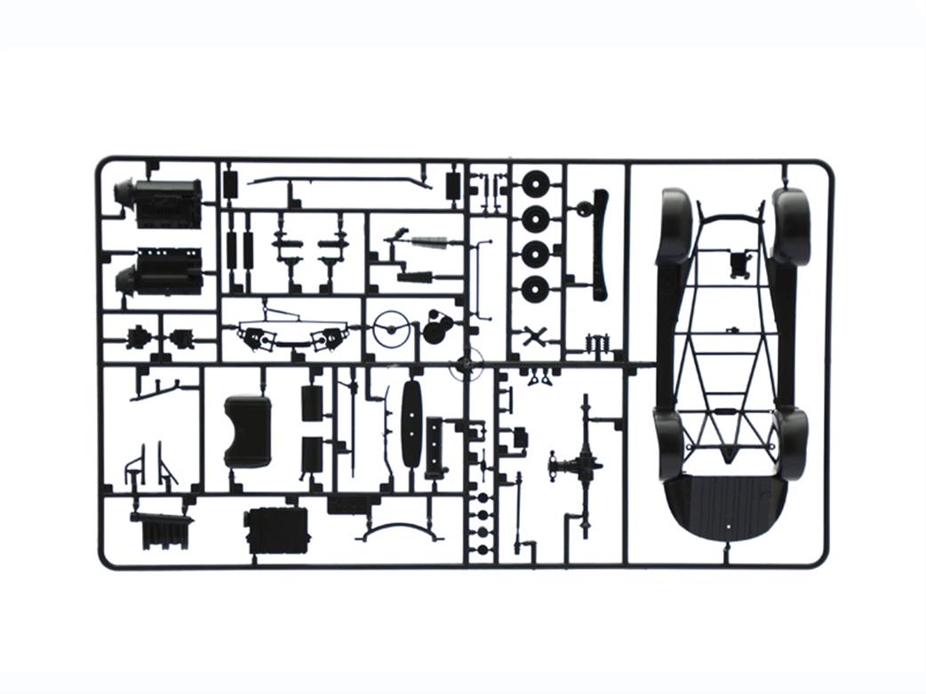 Italeri 3645 Chassis Spure